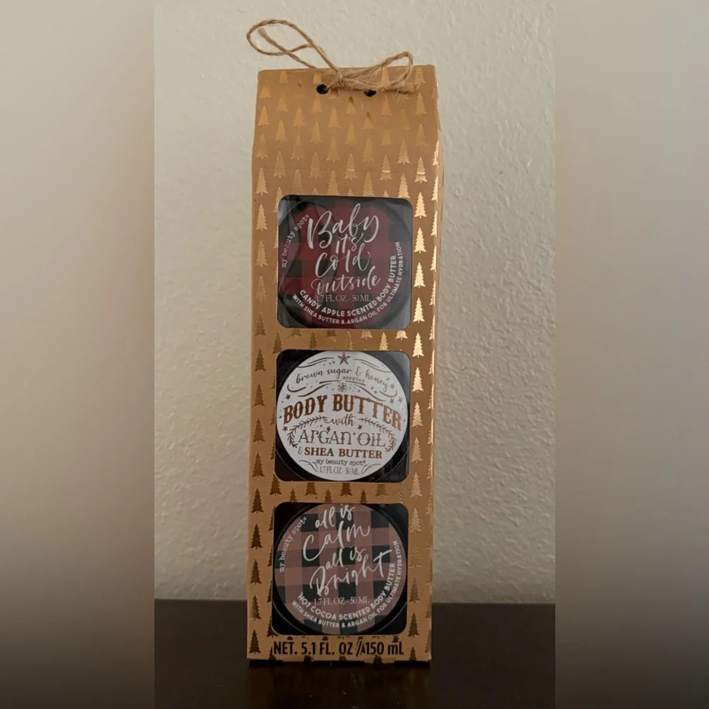 My Beauty Spot 3-Piece Holiday Body Butter Gift Set | New Sealed Spa Gift
